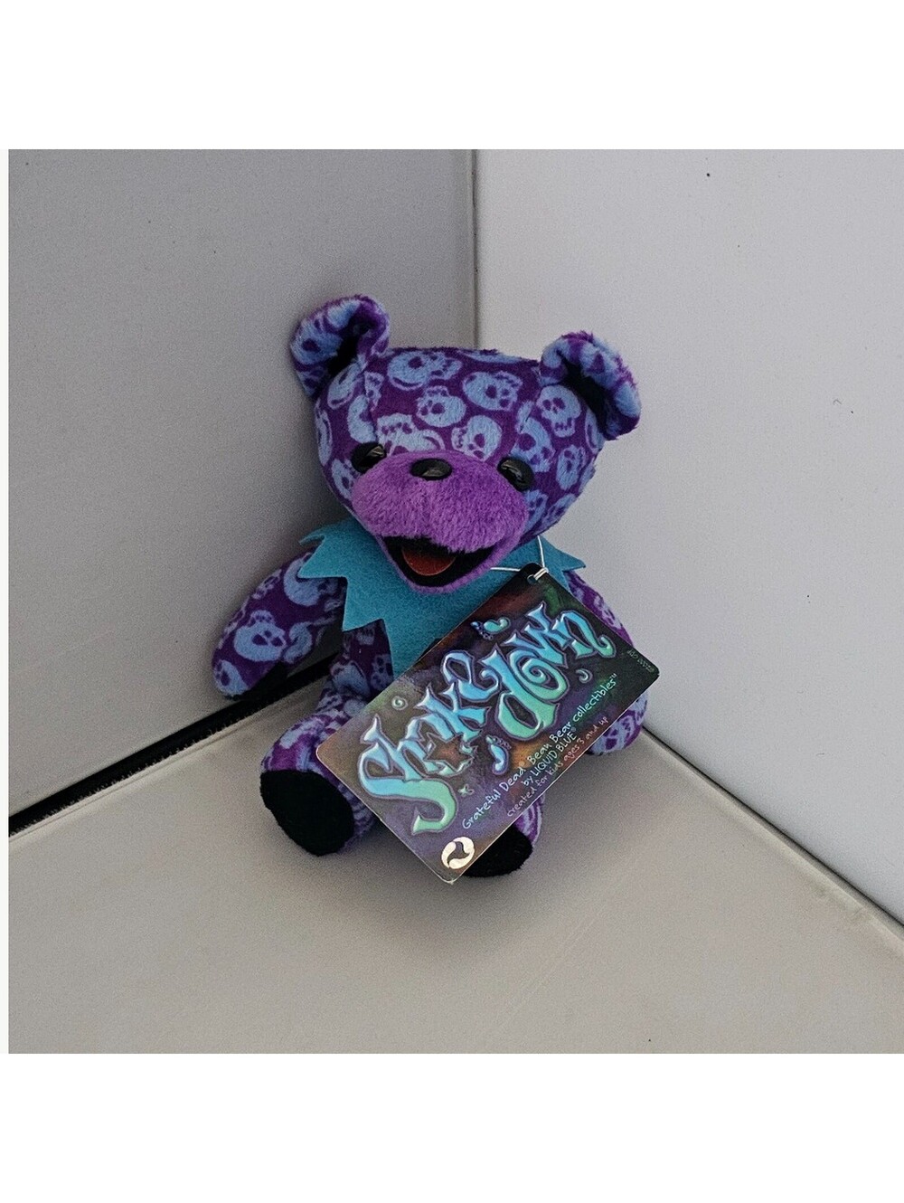 Grateful Dead 7" BEAN BAG BEAR Shake Down  Red Rocks Liquid Blue